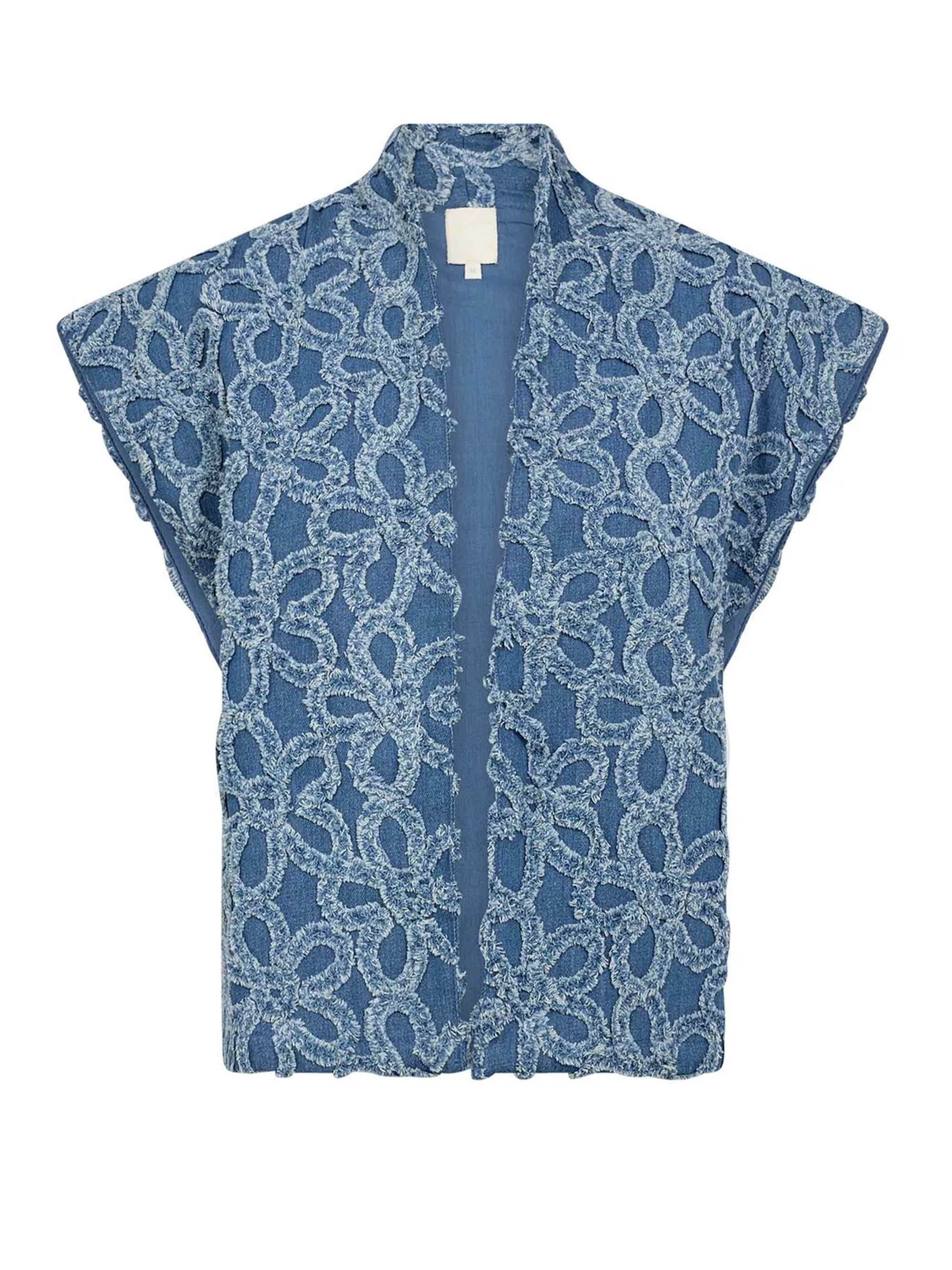 Gossia NenaGO Vest Vests Denim Flowers