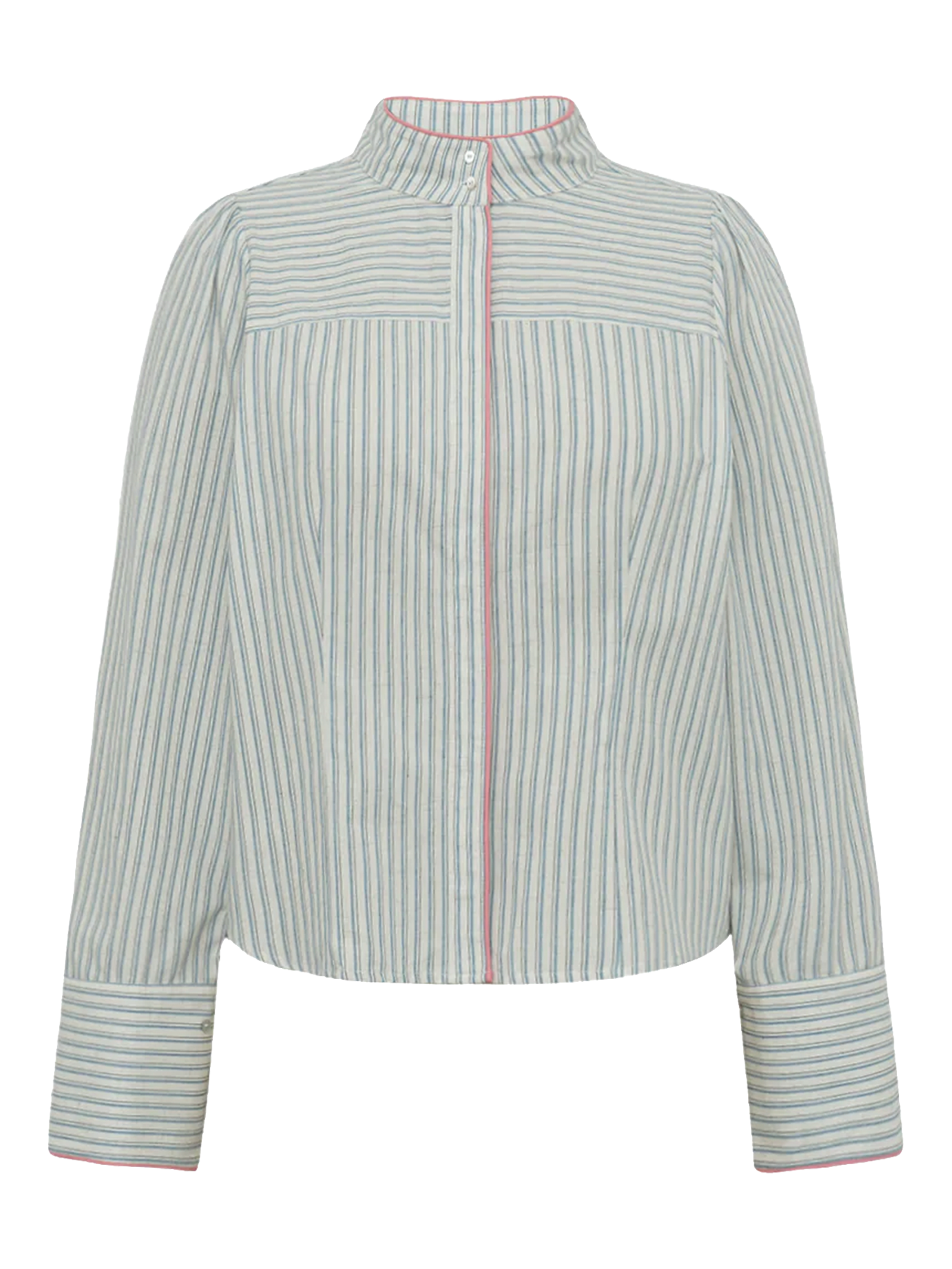 Gossia NicoGO Go Shirt Shirts Off-white Blue Striped