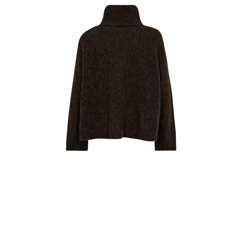 Gossia NoomiGO Sweater Striktrøje Brown melange