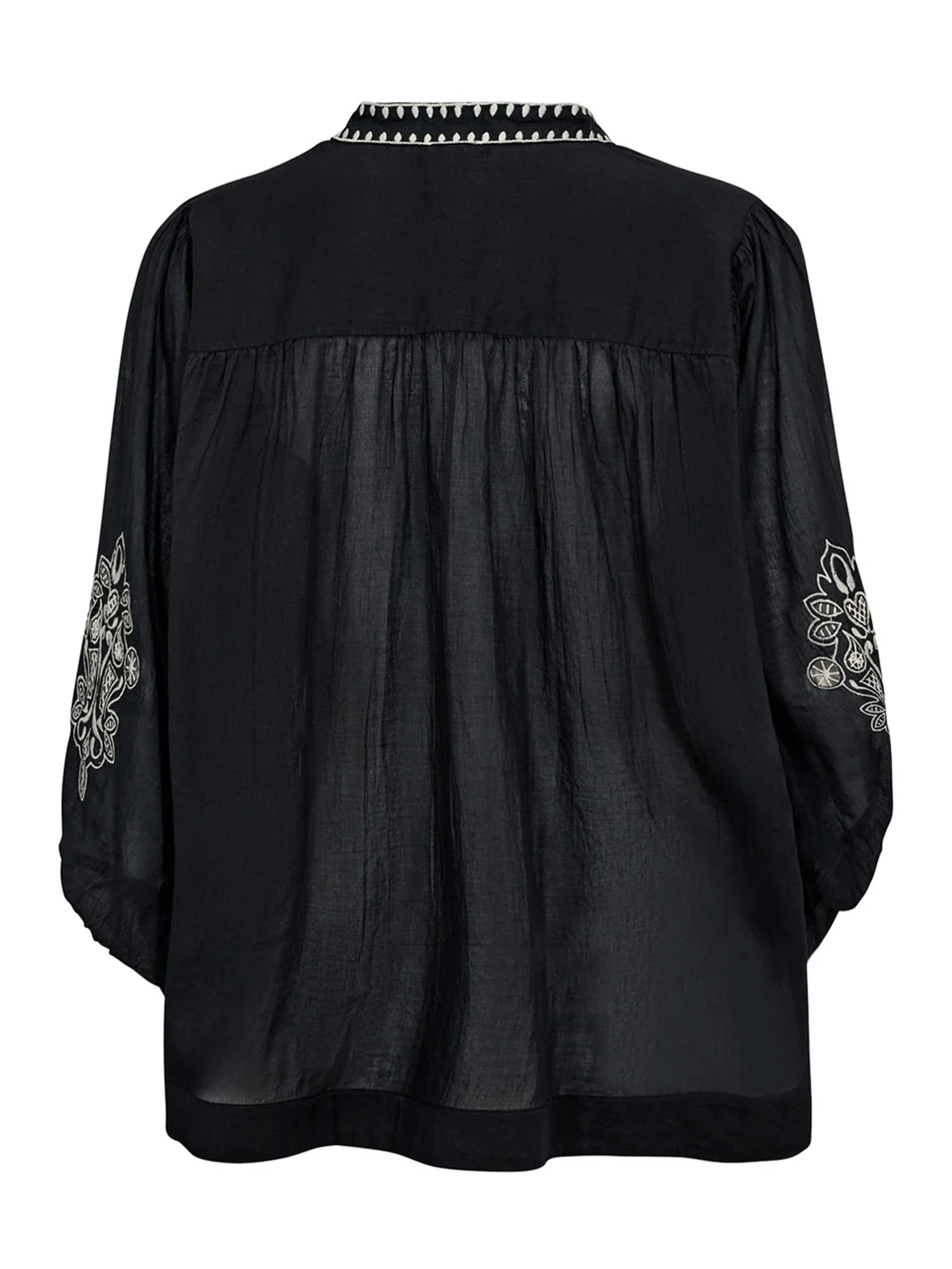 Gossia NouraGO Blouse Bluser Black-Creme
