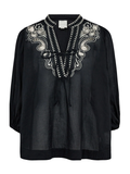 Gossia NouraGO Blouse Bluser Black-Creme