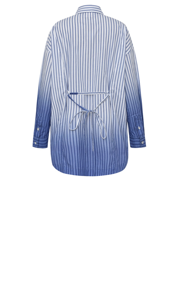 Gossia NuritGO Shirt Skjorter Blue Stribe Ombre