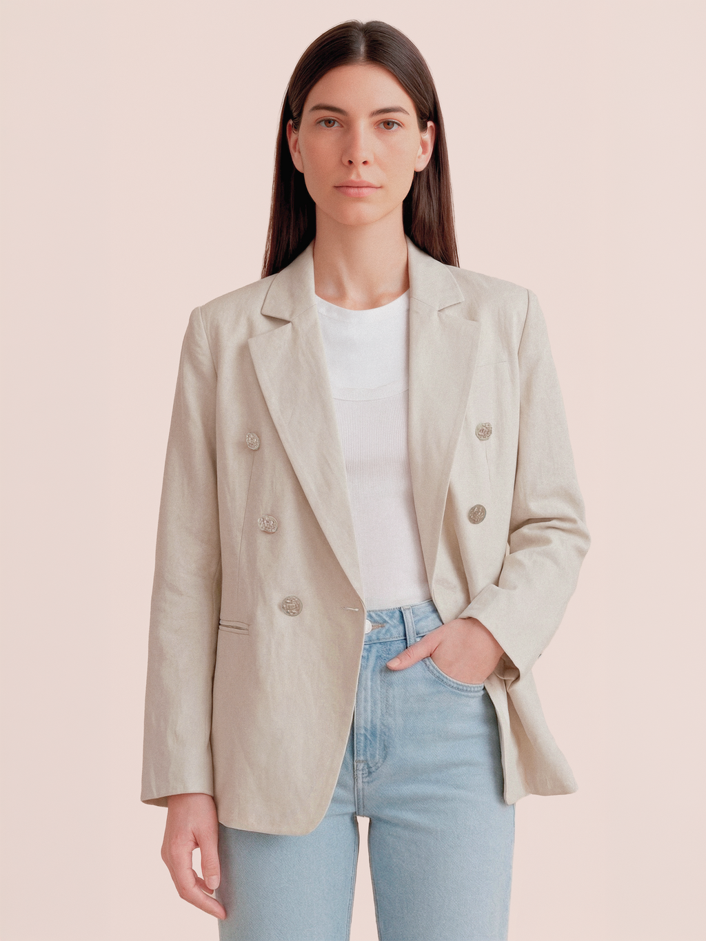 Gossia PaulaGO Blazer Blazere Creme