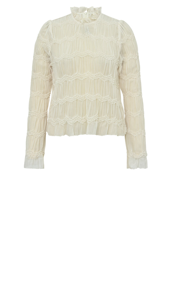 Gossia PinaraGO Blouse Bluser Creme