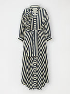 Gossia PiperGO Dress Dresses Navy Creme Stripes