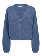 Gossia RosieGO Cardigan Strik Cardigan Blue Melange