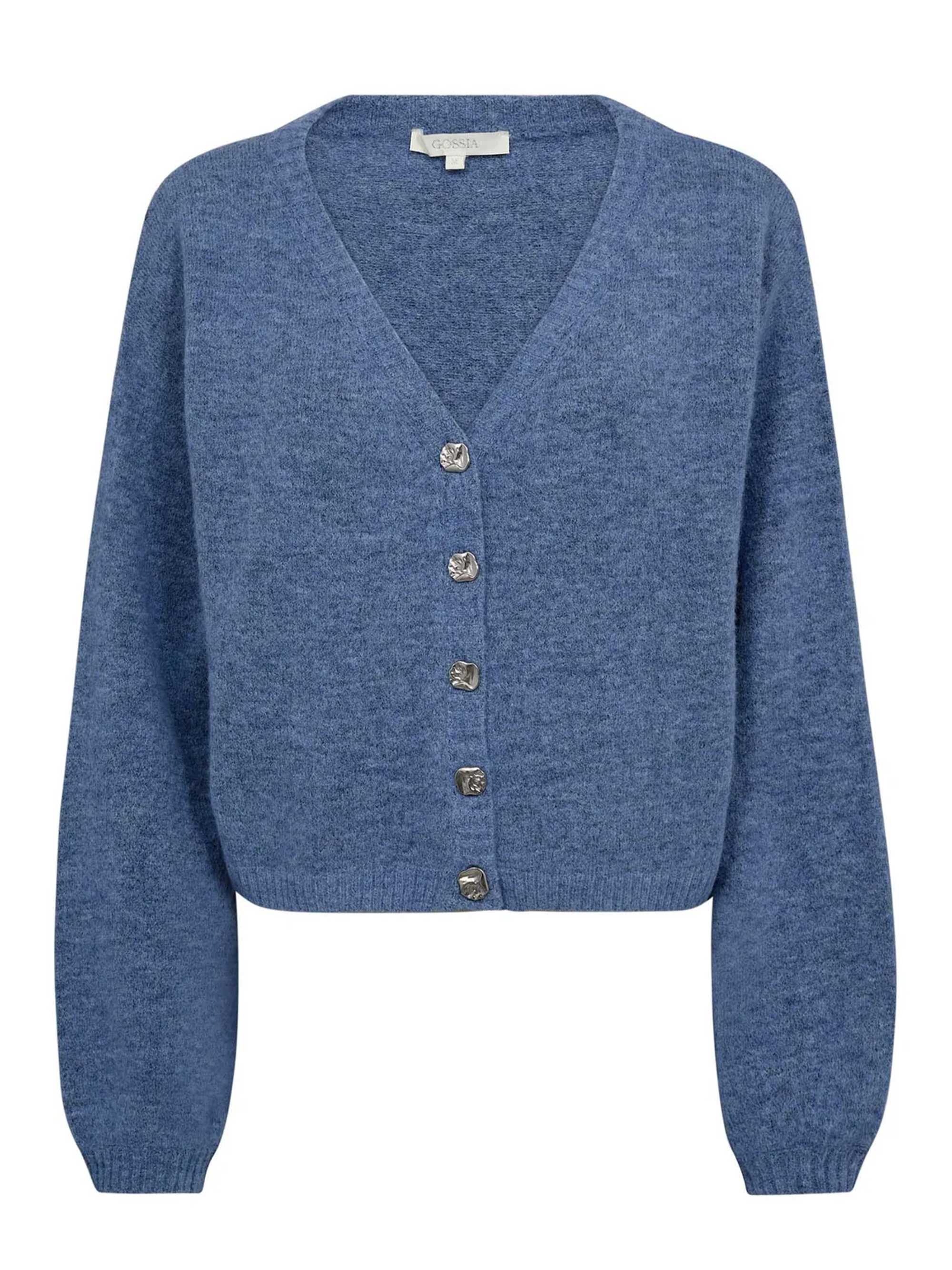 Gossia RosieGO Cardigan Strik Cardigan Blue Melange