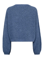 Gossia RosieGO Cardigan Strik Cardigan Blue Melange