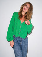 Gossia RosieGO Cardigan Strik Cardigan Green