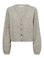 Gossia RosieGO Cardigan Strik Cardigan Light Grey Melange