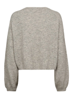 Gossia RosieGO Cardigan Strik Cardigan Light Grey Melange
