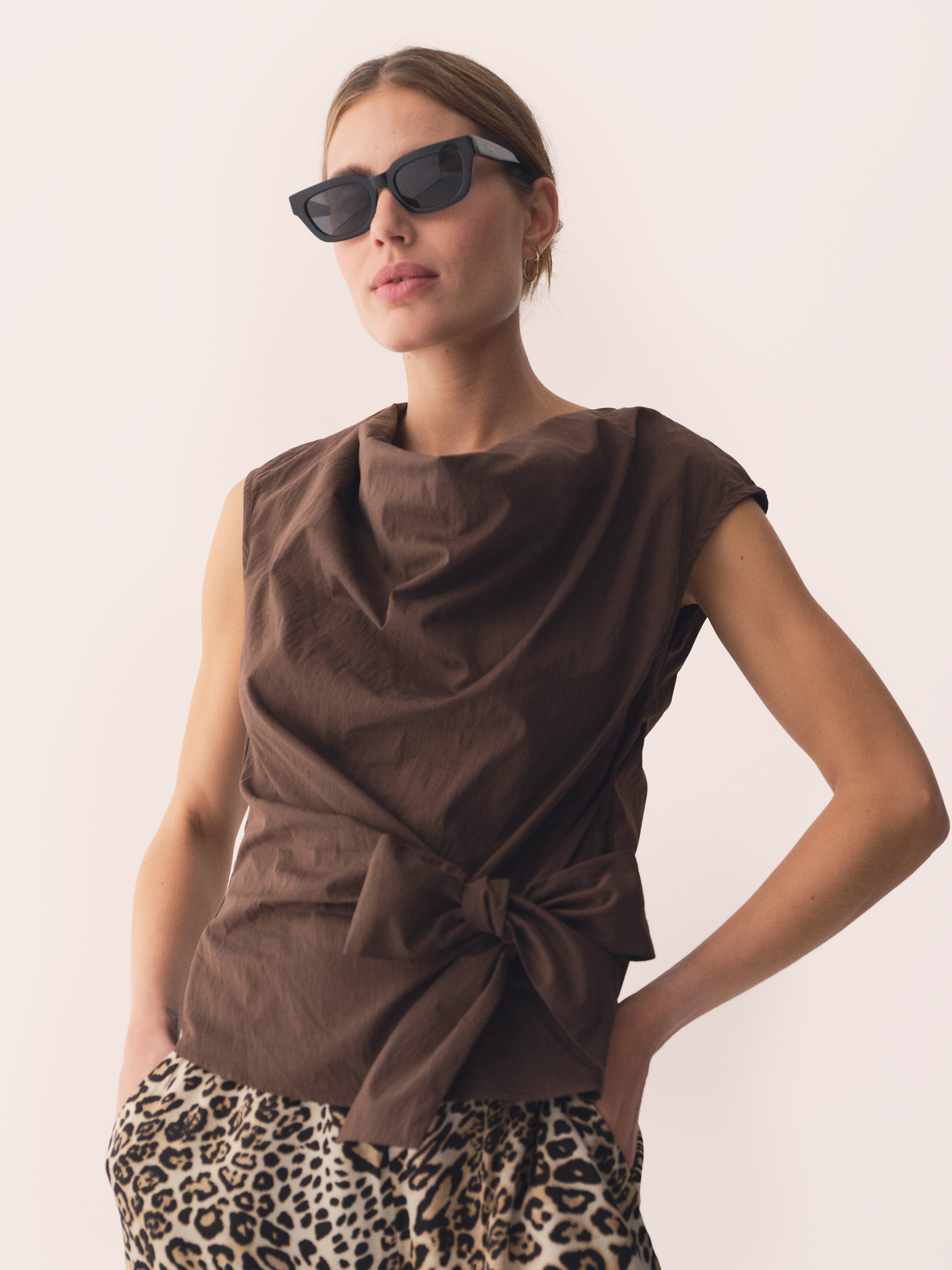 Gossia SagaraGO Blouse Bluser Coffee