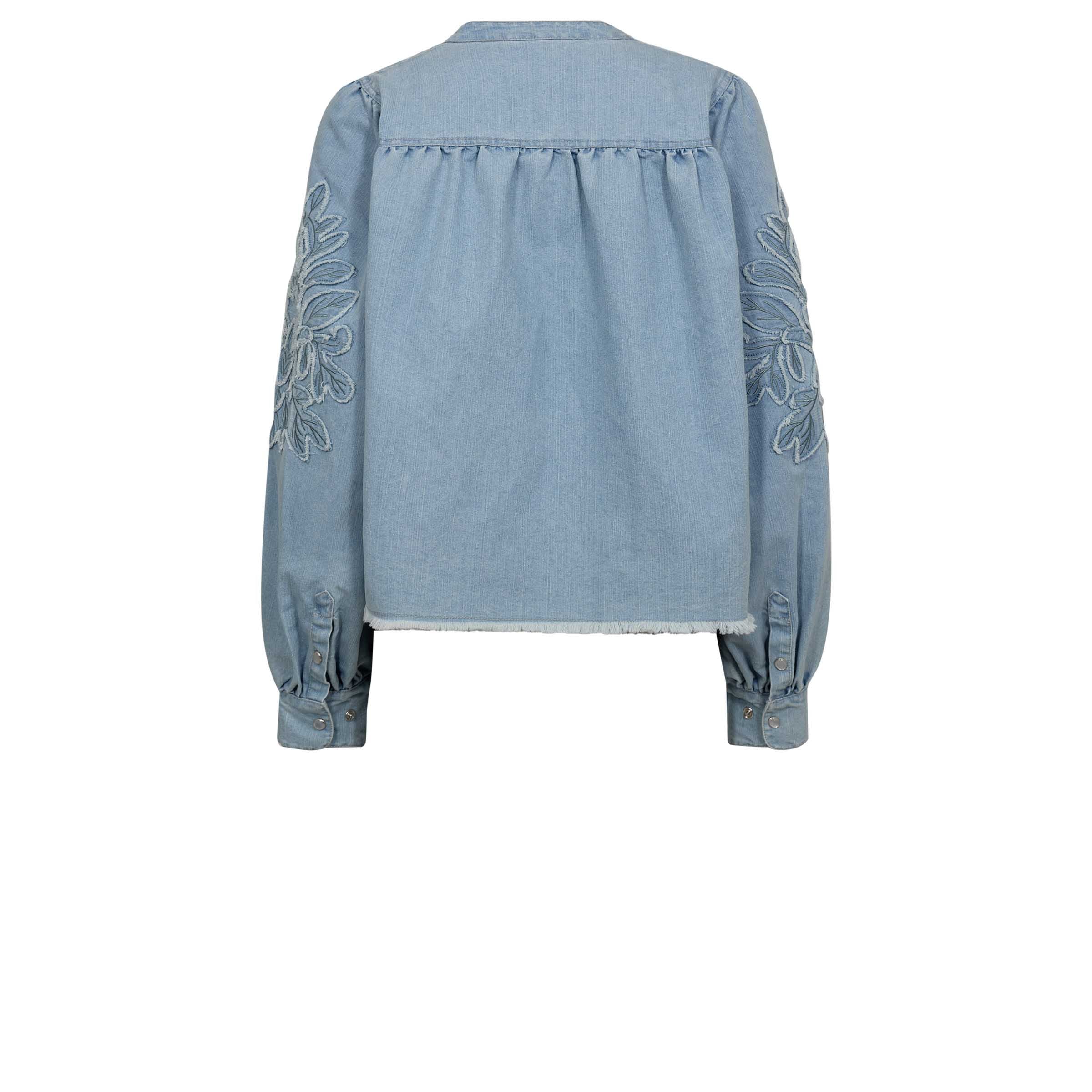Gossia SalomaGO Blouse Bluser Light Blue Denim