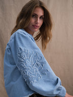 Gossia SalomaGO Blouse Bluser Light Blue Denim