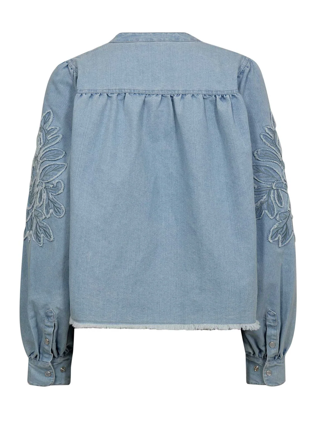 Gossia SalomaGO Blouse Bluser Light Blue Denim