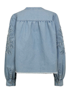 Gossia SalomaGO Blouse Bluser Light Blue Denim