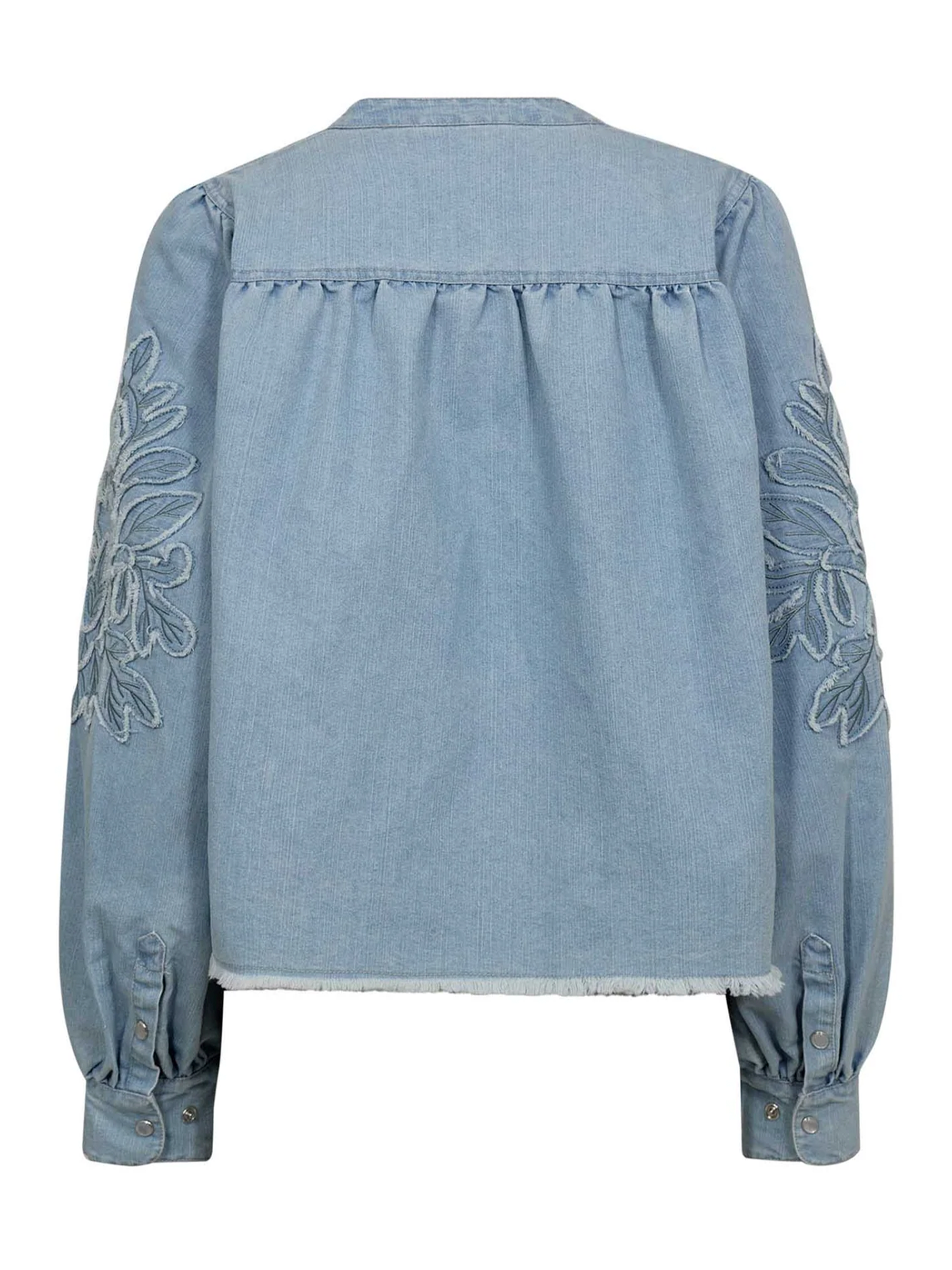 Gossia SalomaGO Blouse Bluser Light Blue Denim
