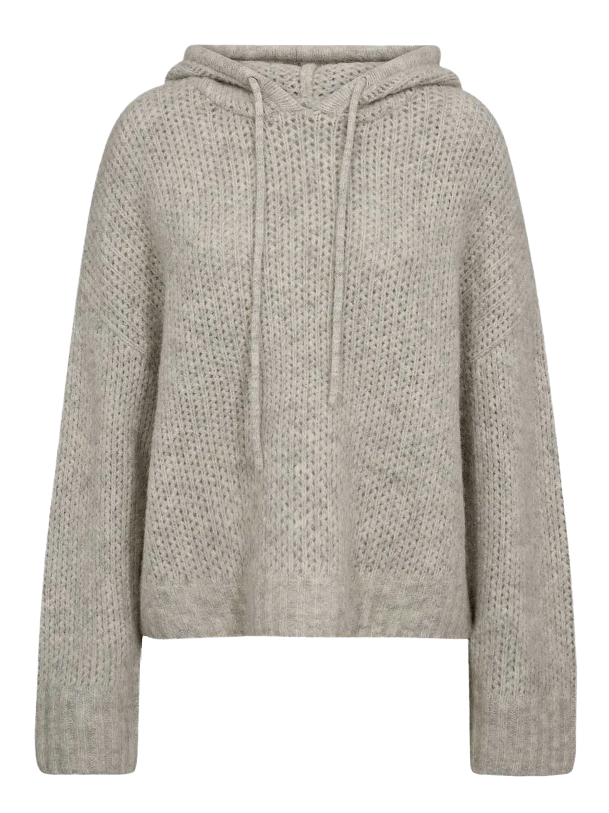 Gossia SanaGO Hoodie Jumper Striktrøje Light Grey Melange