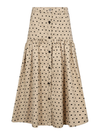 Gossia SiljasGO Skirt Skirts Sand Black Dots