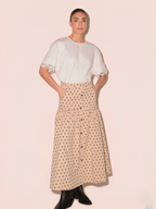 Gossia SiljasGO Skirt Skirts Sand Black Dots