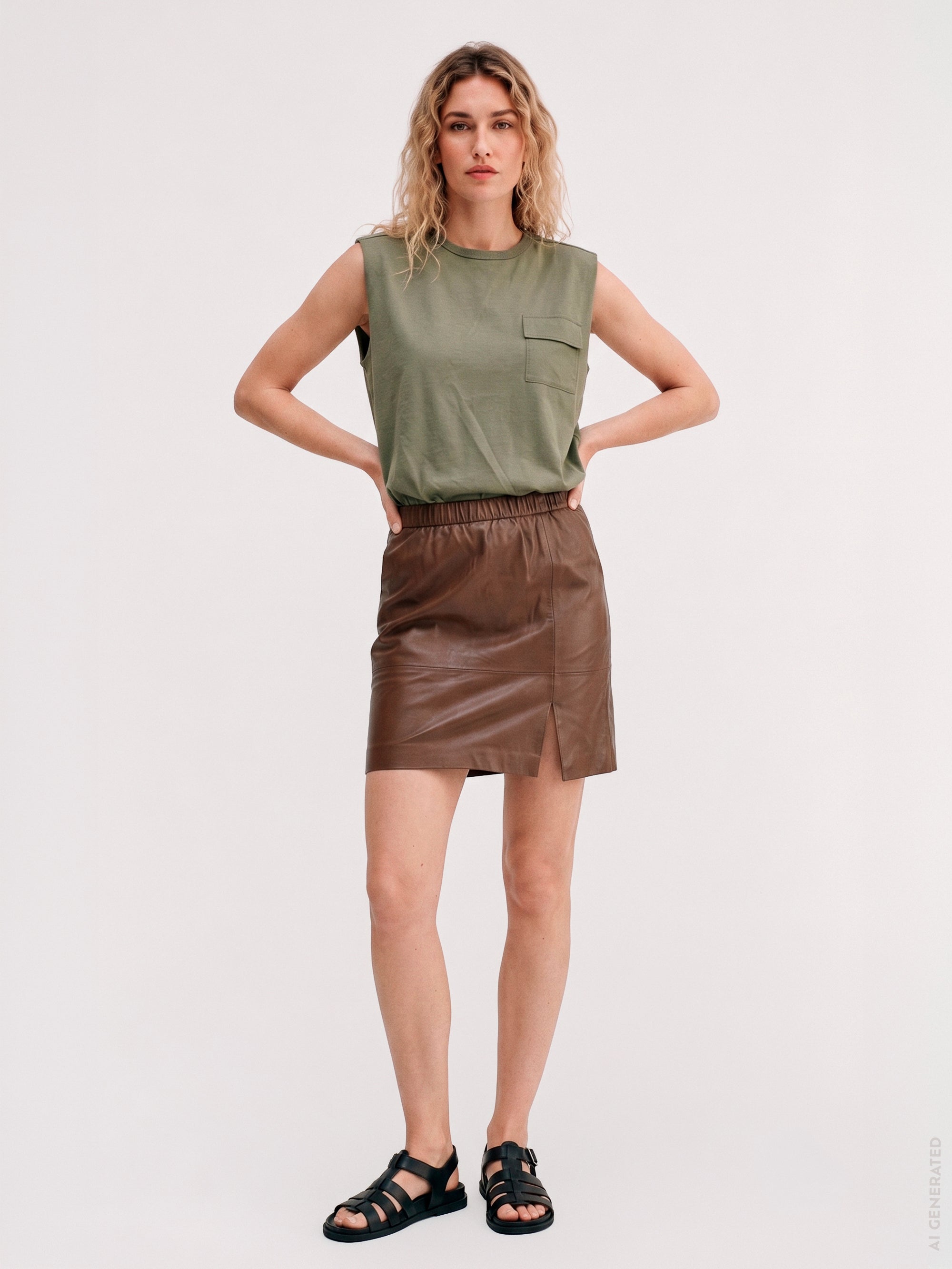 Gossia SofjaGO Skirt Skirts Cognac