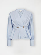Gossia SoleGO Blouse Bluser Light Blue