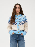 Gossia SoleGO Cardigan Strik Cardigan Blue Mix