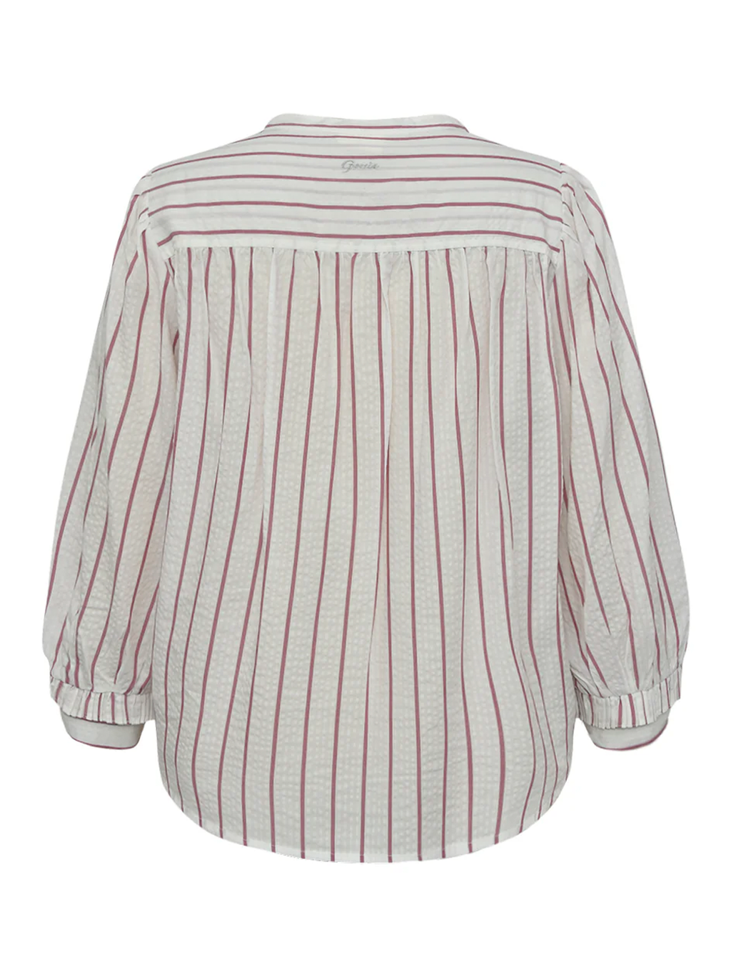 Gossia SophiaGO Daimi Mo Blouse Bluser Rosa - Creme Stripes