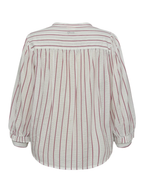 Gossia SophiaGO Daimi Mo Blouse Bluser Rosa - Creme Stripes