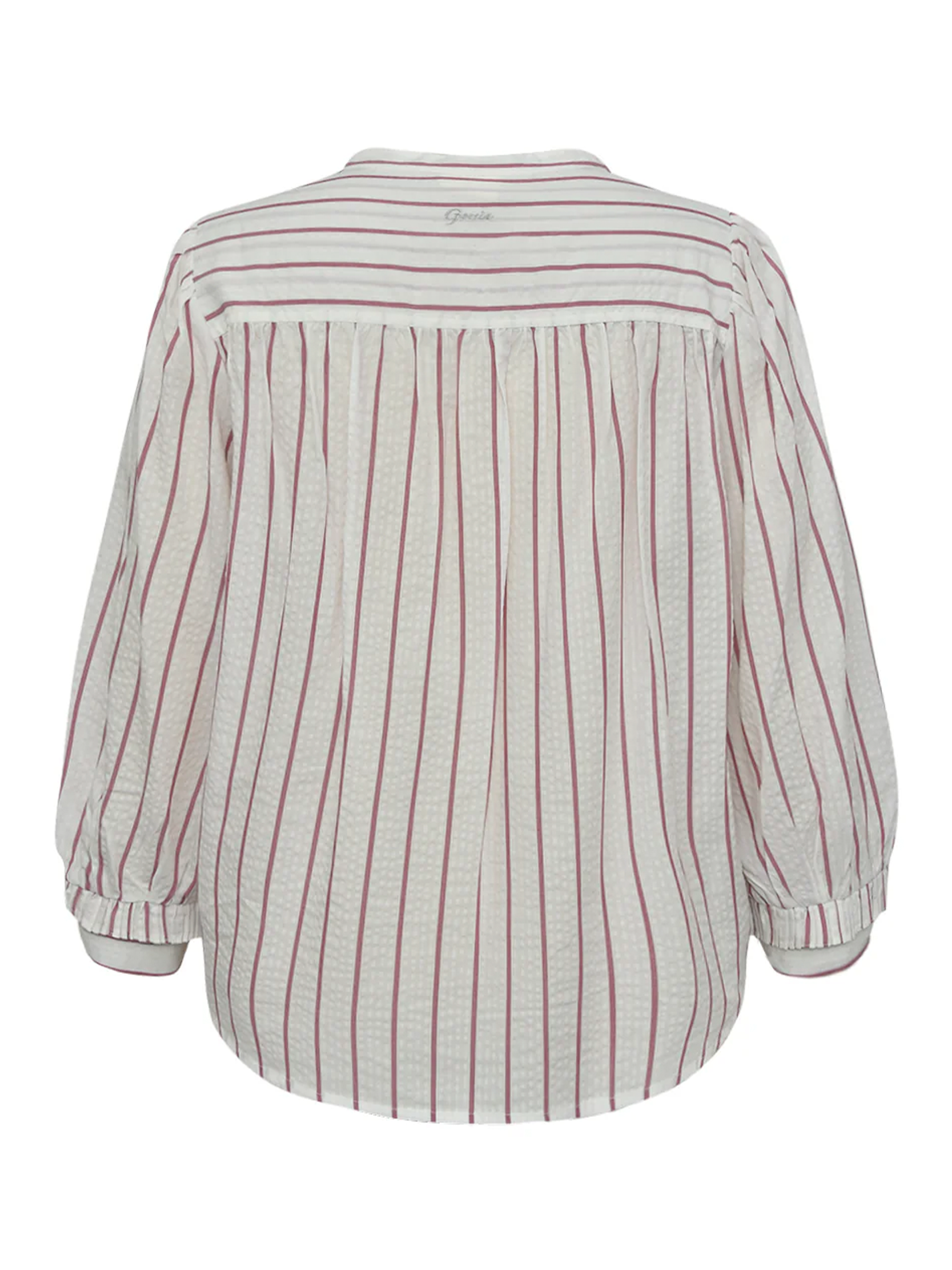 Gossia SophiaGO Daimi Mo Blouse Bluser Rosa - Creme Stripes