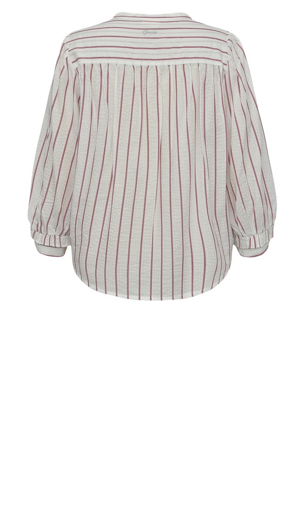Gossia SophiaGO Daimi Mo Blouse Bluser Rosa - Creme Stripes