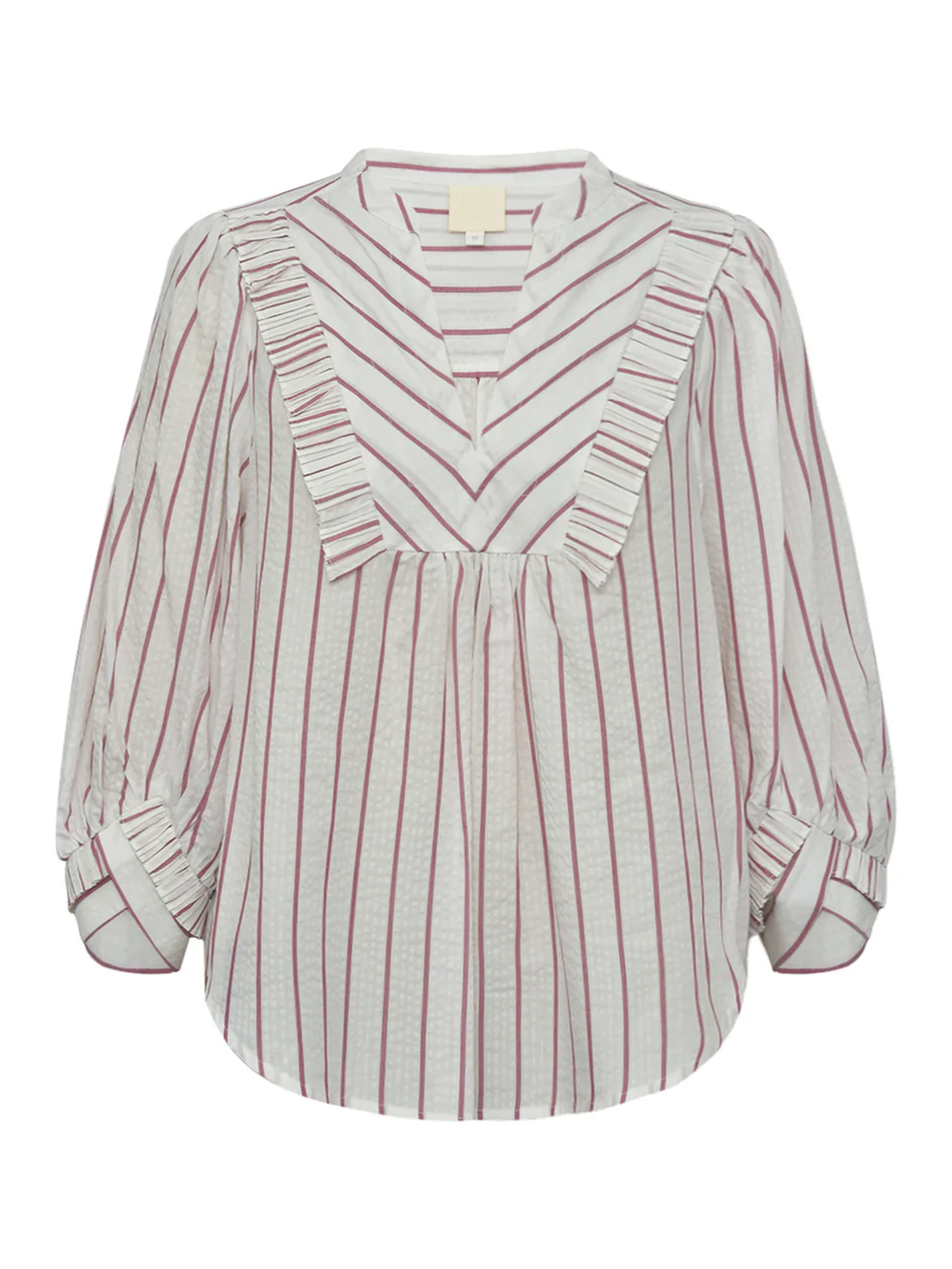 Gossia SophiaGO Daimi Mo Blouse Bluser Rosa - Creme Stripes