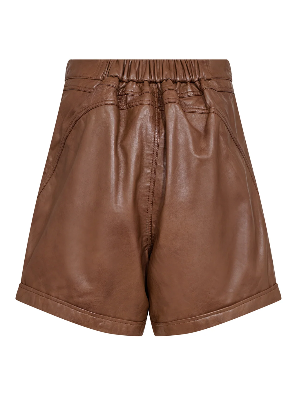 Gossia ThillaGO Leather Shorts Shorts Cognac