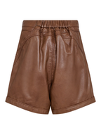 Gossia ThillaGO Leather Shorts Shorts Cognac
