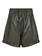 Gossia ThillaGO Leather Shorts Shorts Dark Army