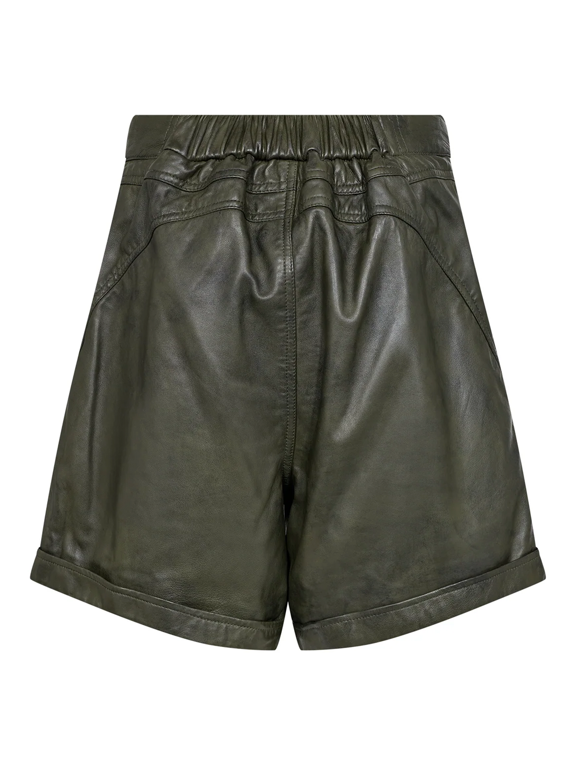 Gossia ThillaGO Leather Shorts Shorts Dark Army