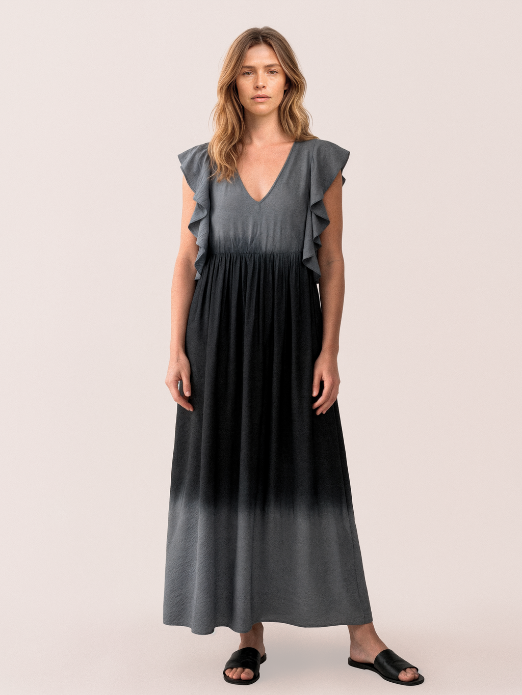 Gossia ViolaGO Dress Dresses Grey Dip Dye