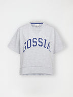 Gossia WelaGO Mix Tee T-Shirt Light Grey Melange