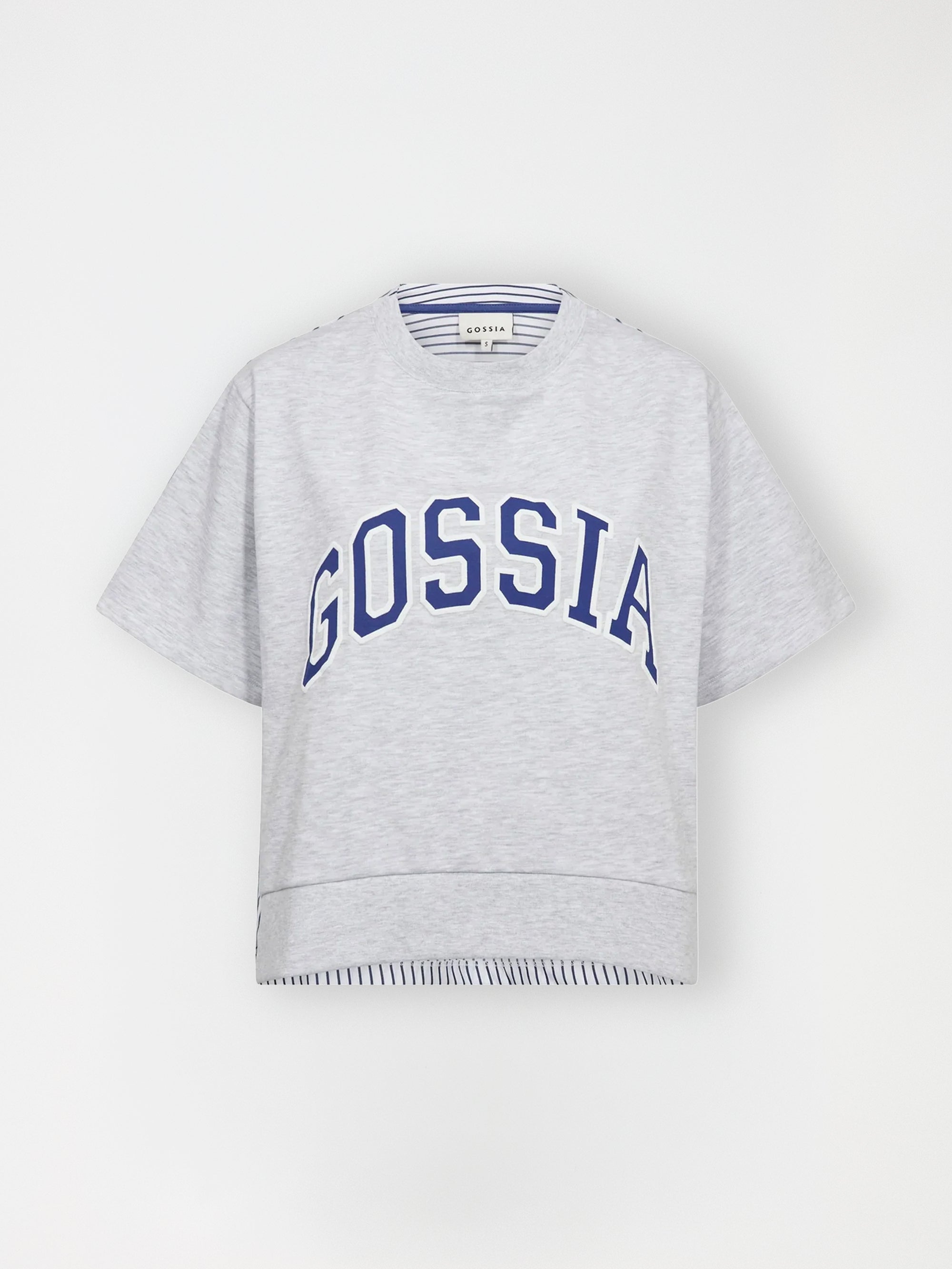 Gossia WelaGO Mix Tee T-Shirt Light Grey Melange