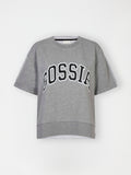 Gossia WelaGO Mix Tee T-Shirt Dark Grey Melange