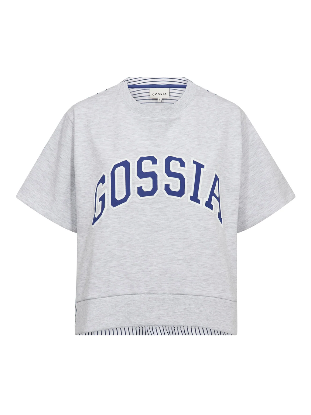 Gossia WelaGO Mix Tee T-Shirt Light Grey Melange