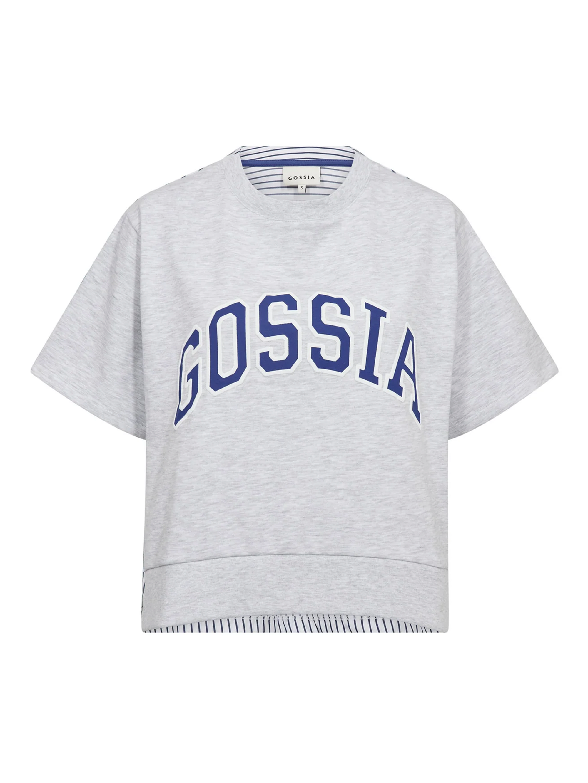 Gossia WelaGO Mix Tee T-Shirt Light Grey Melange