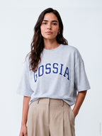 Gossia WelaGO Mix Tee T-Shirt Light Grey Melange
