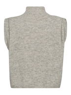 Gossia WiwicaGO Top Striktrøje Light Grey Melange