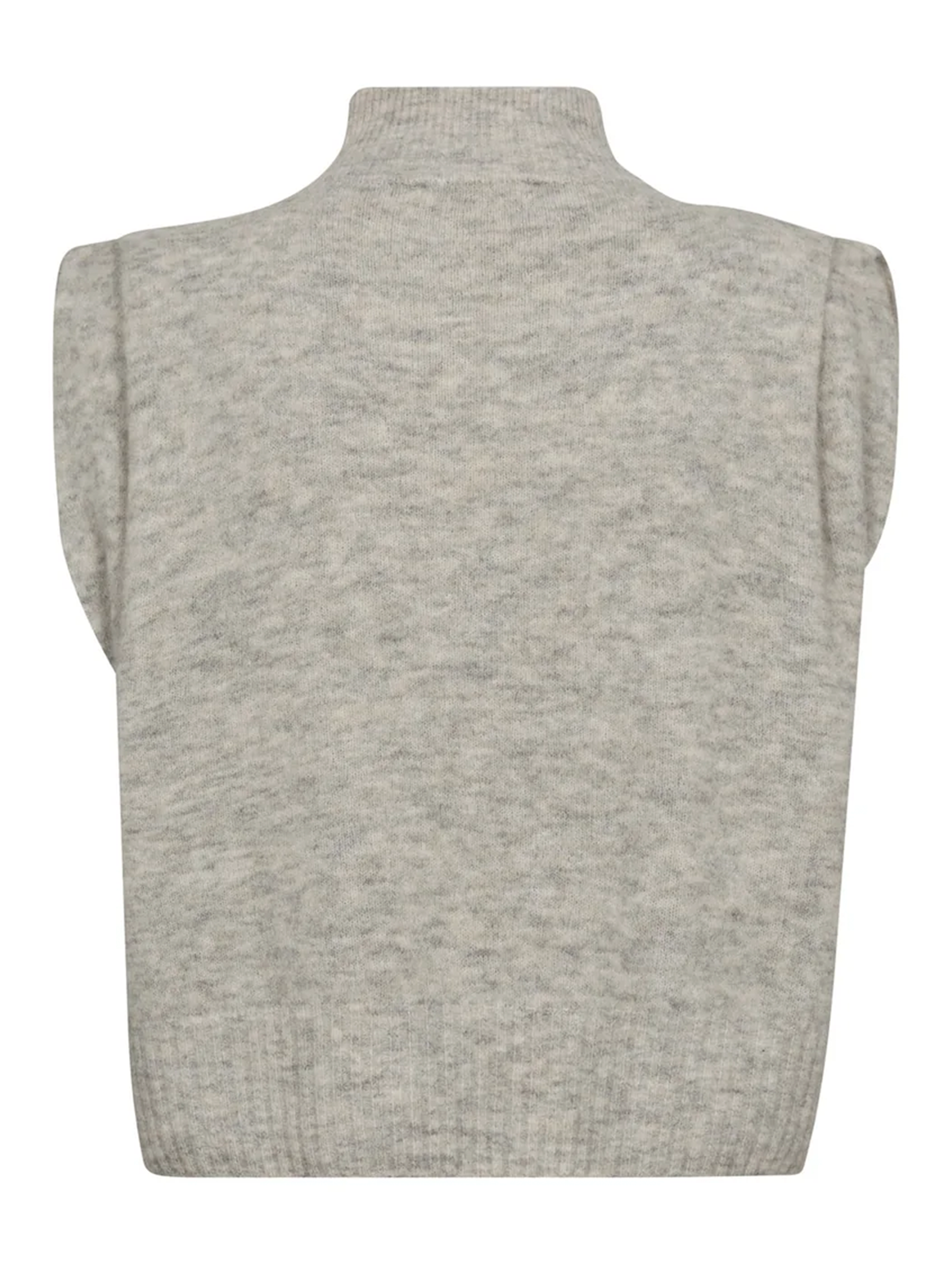 Gossia WiwicaGO Top Striktrøje Light Grey Melange