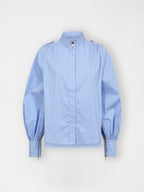 Gossia YasminGO Shirt Shirts Light Blue Pinstripes