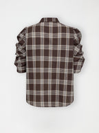 Gossia ZabinaGO Blouse Bluser Brown checks