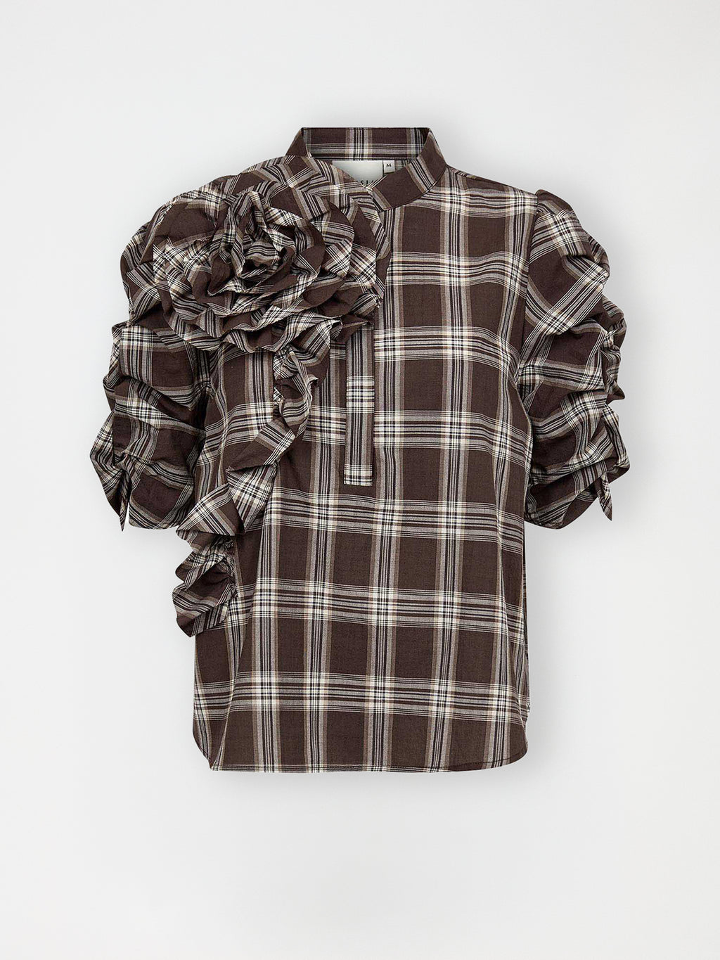 Gossia ZabinaGO Blouse Bluser Brown checks