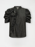 Gossia ZabinaGO Ci Blouse Bluser Black washed