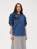 Gossia ZabinaGO Ci Blouse Bluser Denim Chambrey